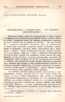 Lekarz wojskowy: dwutygodnik wydawany przez Departament Zdrowia Ministerstwa Spraw Wojskowych 1934, R. XV, T. XXIII, nr 10