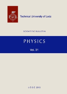 Scientific Bulletin. Physics vol. 31 (2010)