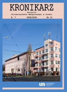 Wykaz uchwał Senatu Uniwersytetu Medycznego w Łodzi (1 IX 2008 - 31 VIII 2009)