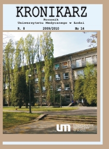 Katalog dysertacji Uniwersytetu Medycznego w Łodzi (1 X 2009-30 IX 2010)