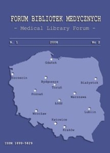 Forum Bibliotek Medycznych (2008 R. 1 nr 2)
