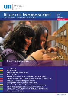 Biuletyn Informacyjny Uniwersytetu Medycznego w Łodzi 2009 vol. 2 nr 10