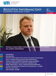 Biuletyn Informacyjny Uniwersytetu Medycznego w Łodzi 2009 vol. 2 nr 11-12