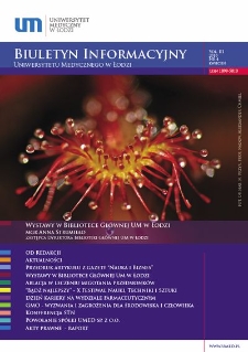 Biuletyn Informacyjny Uniwersytetu Medycznego w Łodzi 2010 vol. 3 nr 4