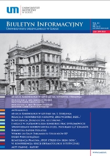 Biuletyn Informacyjny Uniwersytetu Medycznego w Łodzi 2010 vol. 3 nr 11-12