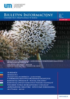 Biuletyn Informacyjny Uniwersytetu Medycznego w Łodzi 2011 vol. 4 nr 1