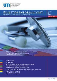 Biuletyn Informacyjny Uniwersytetu Medycznego w Łodzi 2011 vol. 4 nr 3