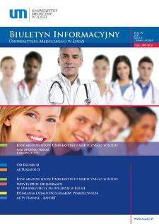 Biuletyn Informacyjny Uniwersytetu Medycznego w Łodzi 2011 vol. 4 nr 6-8