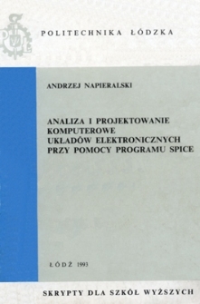 Analiza i projektowanie komputerowe układów elektronicznych przy pomocy programu SPICE