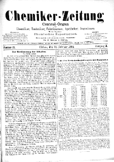 Chemiker-Zeitung Jg. 10 Nr. 13 (1886)