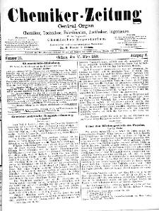 Chemiker-Zeitung Jg. 10 Nr. 23 (1886)