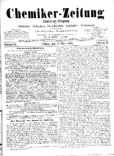 Chemiker-Zeitung Jg. 10 Nr. 24 (1886)