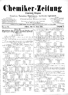 Chemiker-Zeitung Jg. 10 Nr. 25 (1886)