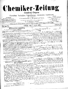 Chemiker-Zeitung Jg. 10 Nr. 28 (1886)