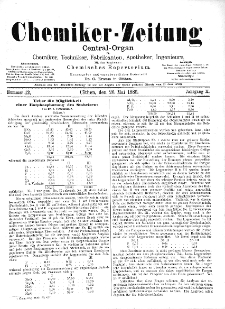 Chemiker-Zeitung Jg. 10 Nr. 42 (1886)