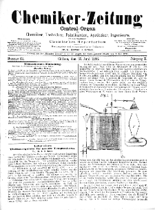 Chemiker-Zeitung Jg. 10 Nr. 52 (1886)
