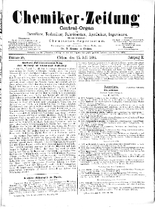 Chemiker-Zeitung Jg. 10 Nr. 59 (1886)