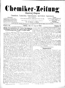 Chemiker-Zeitung Jg. 10 Nr. 65 (1886)
