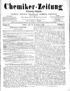 Chemiker-Zeitung Jg. 10 Nr. 76 (1886)