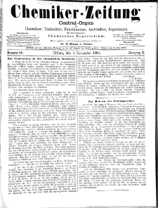 Chemiker-Zeitung Jg. 10 Nr. 88 (1886)