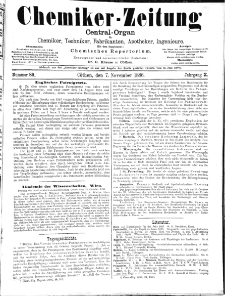 Chemiker-Zeitung Jg. 10 Nr. 89 (1886)