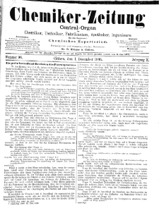 Chemiker-Zeitung Jg. 10 Nr. 96 (1886)