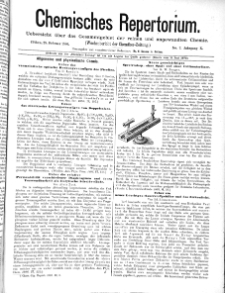 Chemiker Zeitung: Chemisches Repertorium Jg. 10 Nr. 7 (1886)