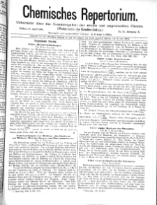 Chemiker Zeitung: Chemisches Repertorium Jg. 10 Nr. 12 (1886)