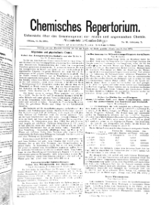 Chemiker Zeitung: Chemisches Repertorium Jg. 10 Nr. 16 (1886)