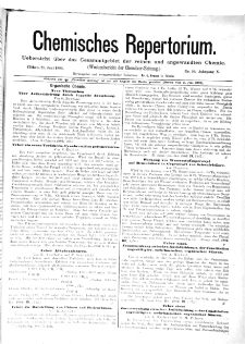 Chemiker Zeitung: Chemisches Repertorium Jg. 10 Nr. 20 (1886)