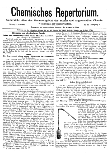Chemiker Zeitung: Chemisches Repertorium Jg. 10 Nr. 21 (1886)