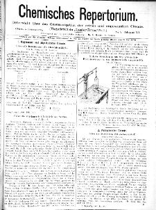 Chemiker Zeitung: Chemisches Repertorium Jg. 12 Nr. 5 (1888)