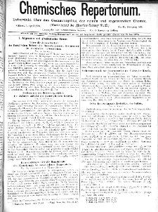 Chemiker Zeitung: Chemisches Repertorium Jg. 12 Nr. 11 (1888)