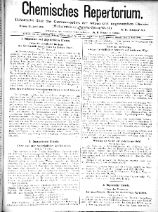 Chemiker Zeitung: Chemisches Repertorium Jg. 12 Nr. 12 (1888)
