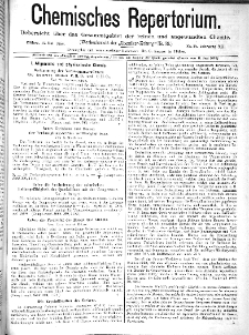 Chemiker Zeitung: Chemisches Repertorium Jg. 12 Nr. 15 (1888)