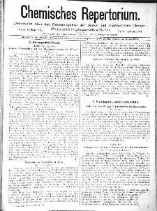 Chemiker Zeitung: Chemisches Repertorium Jg. 12 Nr. 21 (1888)