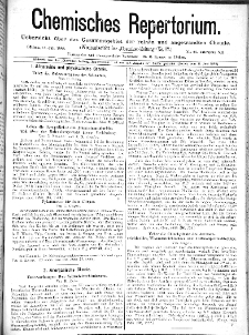 Chemiker Zeitung: Chemisches Repertorium Jg. 12 Nr. 25 (1888)