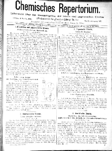 Chemiker Zeitung: Chemisches Repertorium Jg. 12 Nr. 30 (1888)