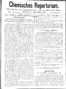 Chemiker Zeitung: Chemisches Repertorium Jg. 12 Nr. 36 (1888)