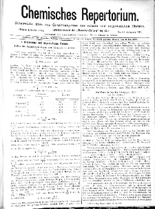 Chemiker Zeitung: Chemisches Repertorium Jg. 12 Nr. 40 (1888)