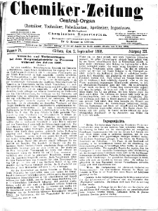 Chemiker Zeitung Jg. 12 Nr. 71 (1888)