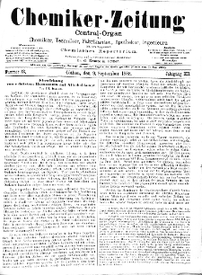 Chemiker Zeitung Jg. 12 Nr. 73 (1888)