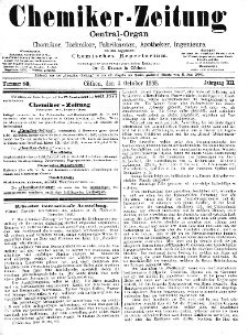 Chemiker Zeitung Jg. 12 Nr. 80 (1888)