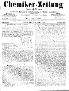 Chemiker Zeitung Jg. 12 Nr. 86 (1888)
