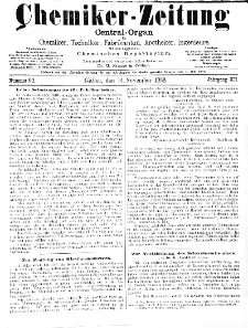 Chemiker Zeitung Jg. 12 Nr. 92 (1888)