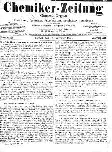 Chemiker Zeitung Jg. 12 Nr. 100 (1888)