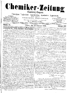 Chemiker Zeitung Jg. 12 Nr. 16 (1888)