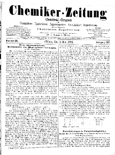 Chemiker Zeitung Jg. 12 Nr. 36 (1888)