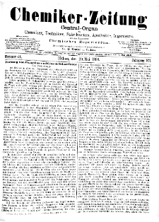 Chemiker Zeitung Jg. 12 Nr. 41 (1888)