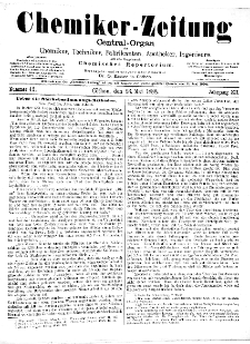 Chemiker Zeitung Jg. 12 Nr. 42 (1888)